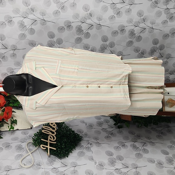 Tranquil & True Striped Pajama Set - Picture 3 of 9